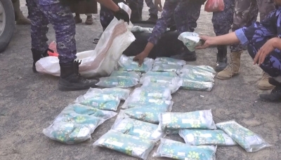 مأرب: نقطة أمنية تقبض على ثلاث شحنات من الحشيش خلال نوفمبر الجاري
