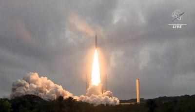 شاهد - إطلاق ناجح للتلسكوب الفضائي "جيمس ويب"